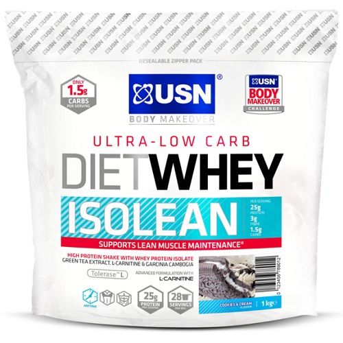 USN Diet Whey Isolean, 1000 Grams - 1